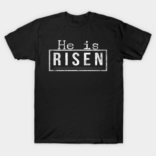 He Is Risen Cool Inspirational Easter Christian T-Shirt